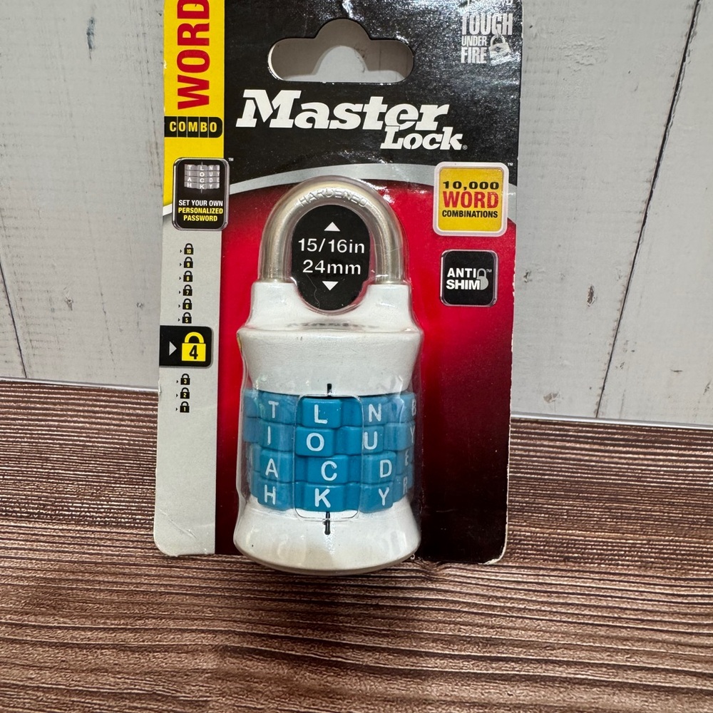 Master Lock Word Combination Padlock